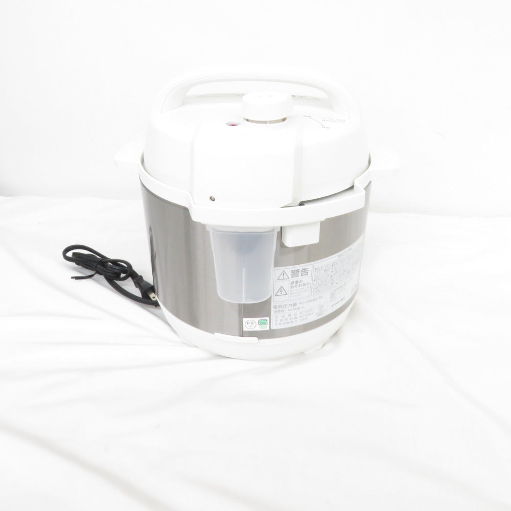 IRIS OHYAMA アイリスオーヤマ キッチン家電 電気圧力鍋 3.0L ホワイト PC-EMA3-W