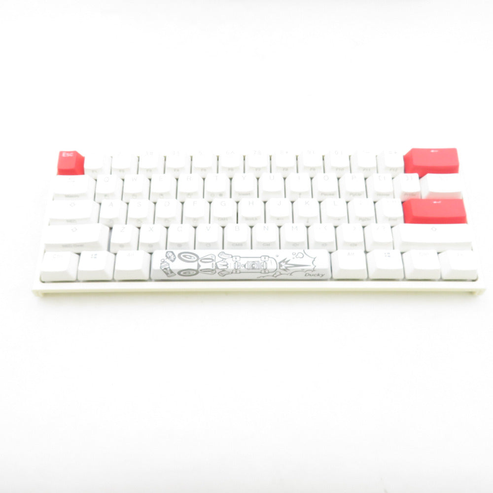 Ducky ダッキー ゲーミングキーボード One 2 Mini Pure White RGB 60 Ducky ダッキー ゲーミングキーボード One 2 Mini Pure White RGB 60