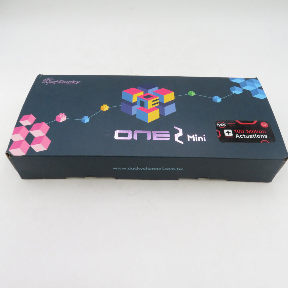 Ducky ダッキー ゲーミングキーボード One 2 Mini Pure White RGB 60％ シルバー軸 英語配列 有線 USB dk-one2-rgb-mini-pw-silver-rat