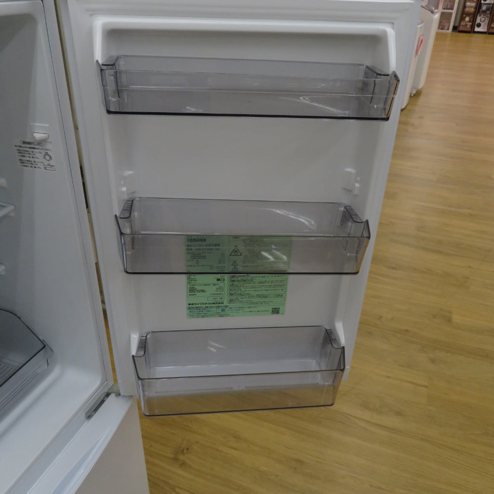 TOSHIBA 東芝 冷蔵庫 冷蔵庫170L右開きGR-V17BS