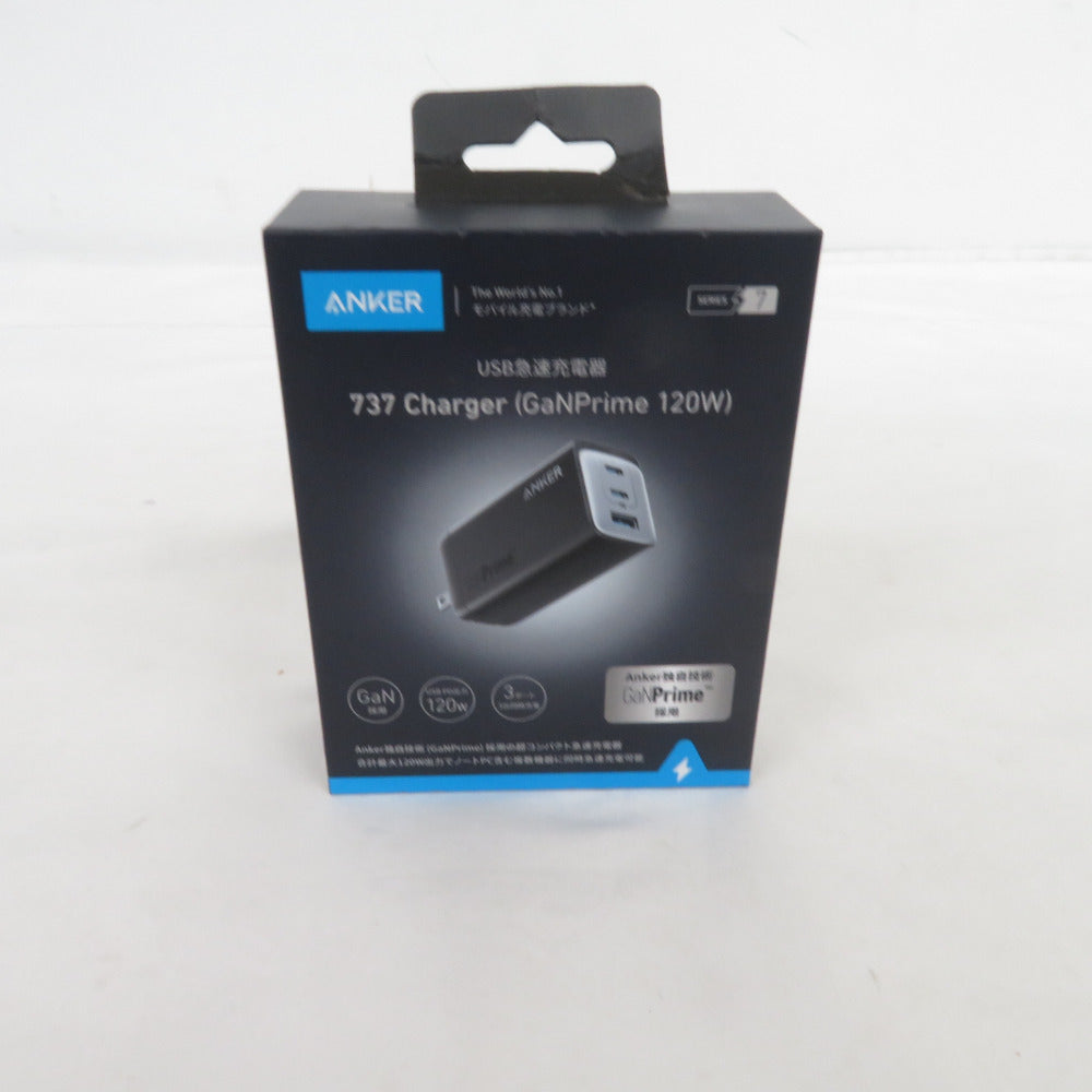 Anker アンカー スマホアクセサリー 充電器 usb iphone Anker GaNPrime 120W PD USB-A & USB-C 3ポート 737 Charger
