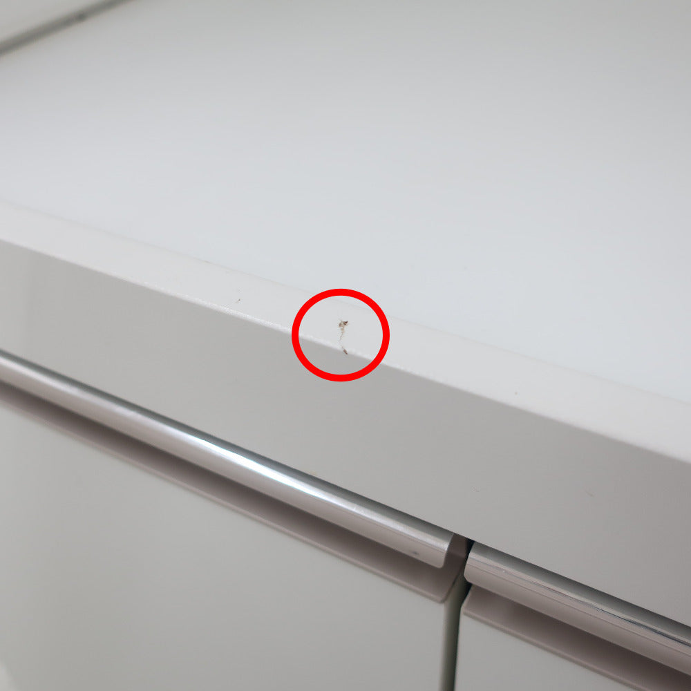 家具 キッチンボード ロータイプ　ホワイト