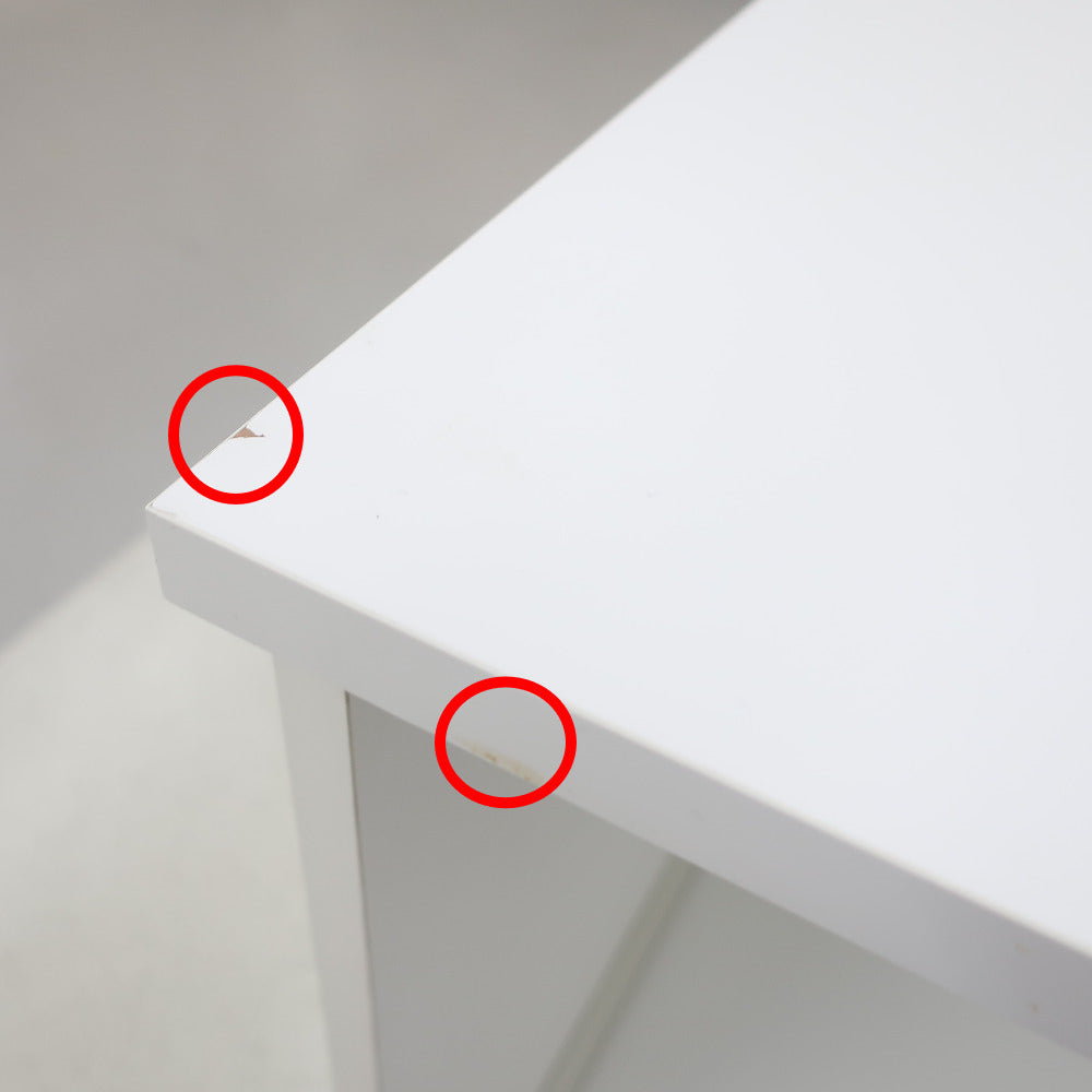 家具 キッチンボード ロータイプ　ホワイト