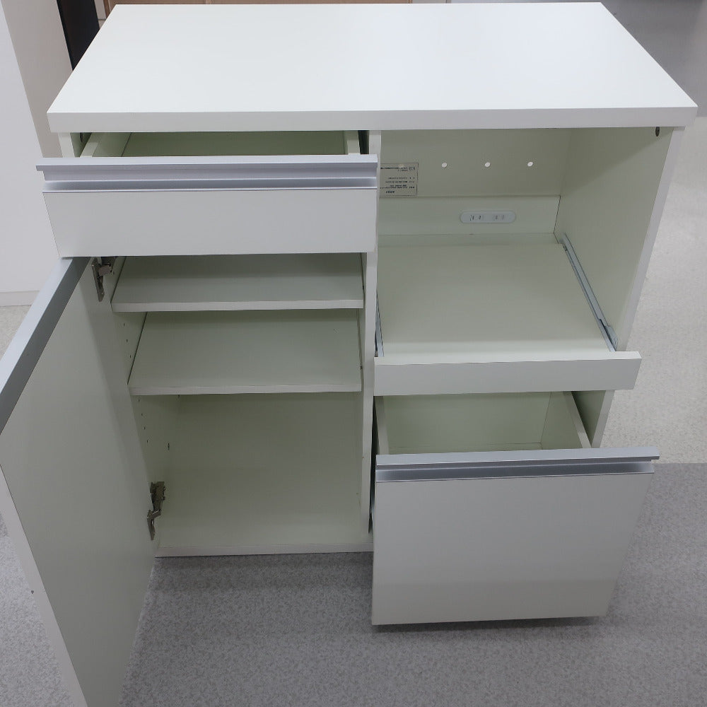 家具 レンジボード　ホワイト