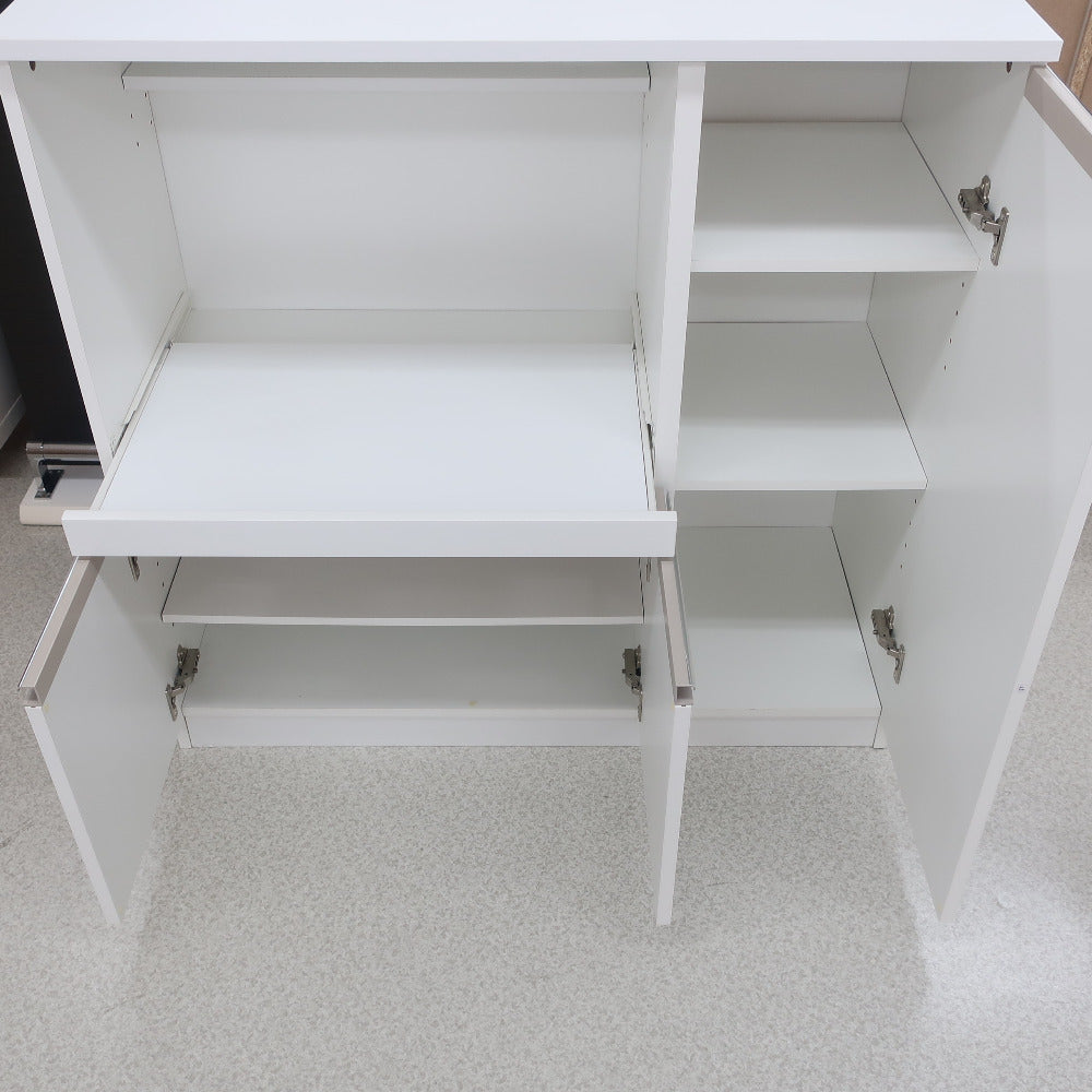 家具 キッチンボード ロータイプ　ホワイト 【コンプオフ金沢野々市店】 キッチンボード ロータイプ ホワイト｜コンプオフ プラス – コンプオフ