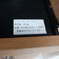家具 キッチンボードロータイプ　木目　黒天板