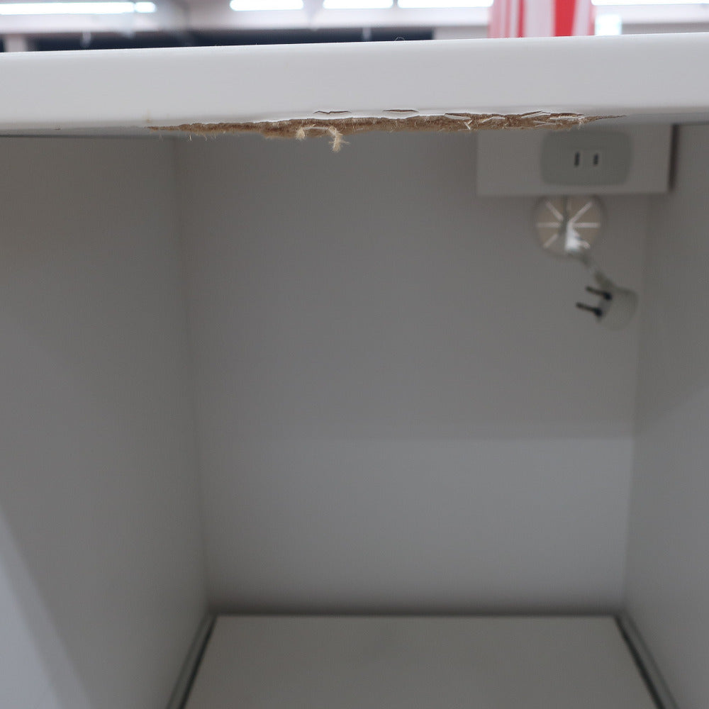 家具 キッチンカウンター ホワイト
