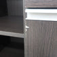 家具 キッチンボードロータイプ こげ茶
