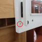 家具 キッチンボード ハイタイプ　ホワイト