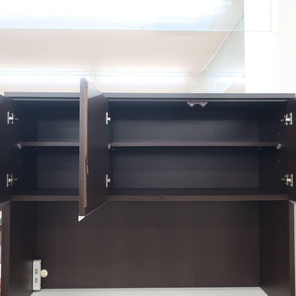 家具 キッチンボード ハイタイプ　こげ茶 【コンプオフ金沢野々市店】 キッチンボード ハイタイプ こげ茶｜コンプオフ プラス – コンプオフ