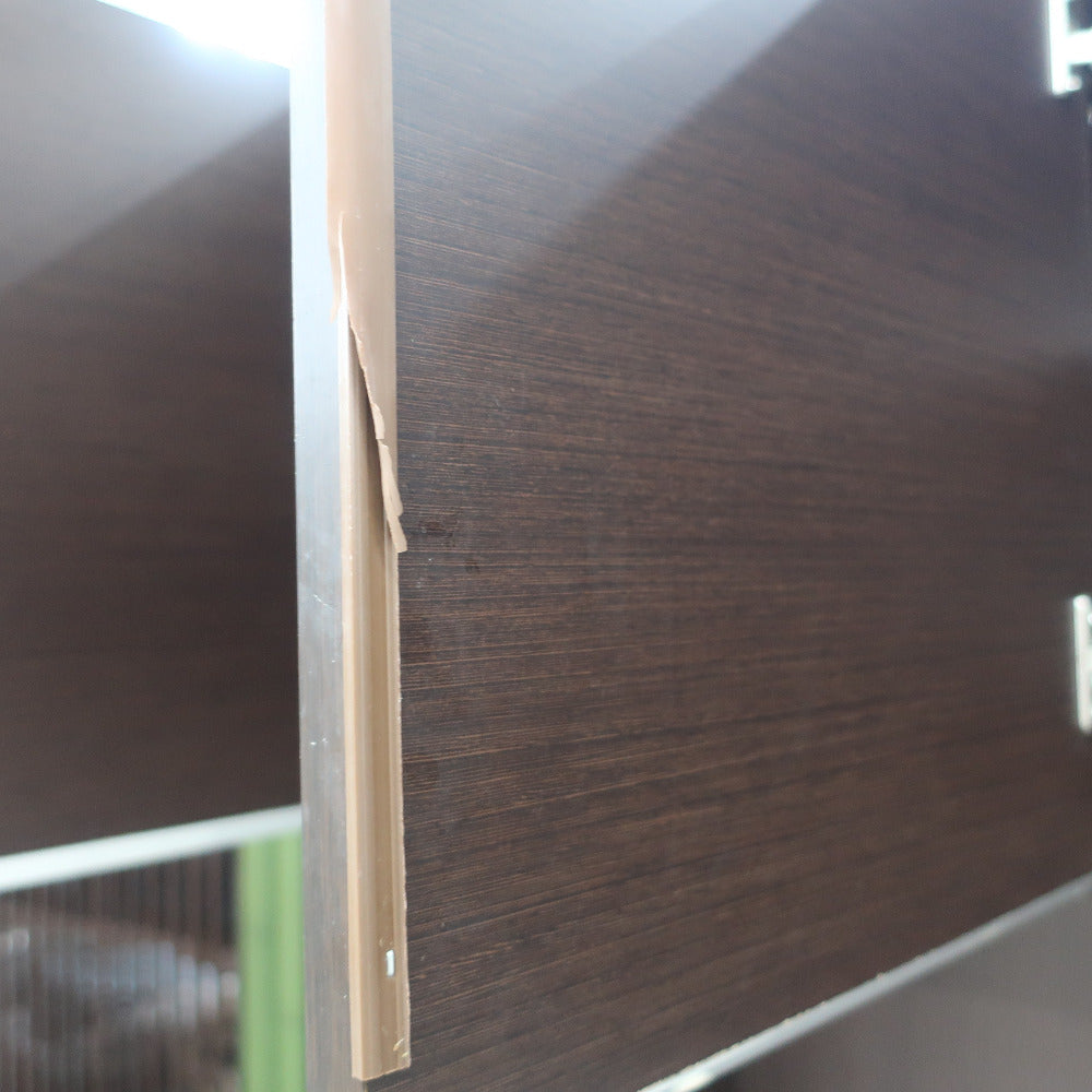 家具 キッチンボード ハイタイプ こげ茶 【コンプオフ金沢野々市店】