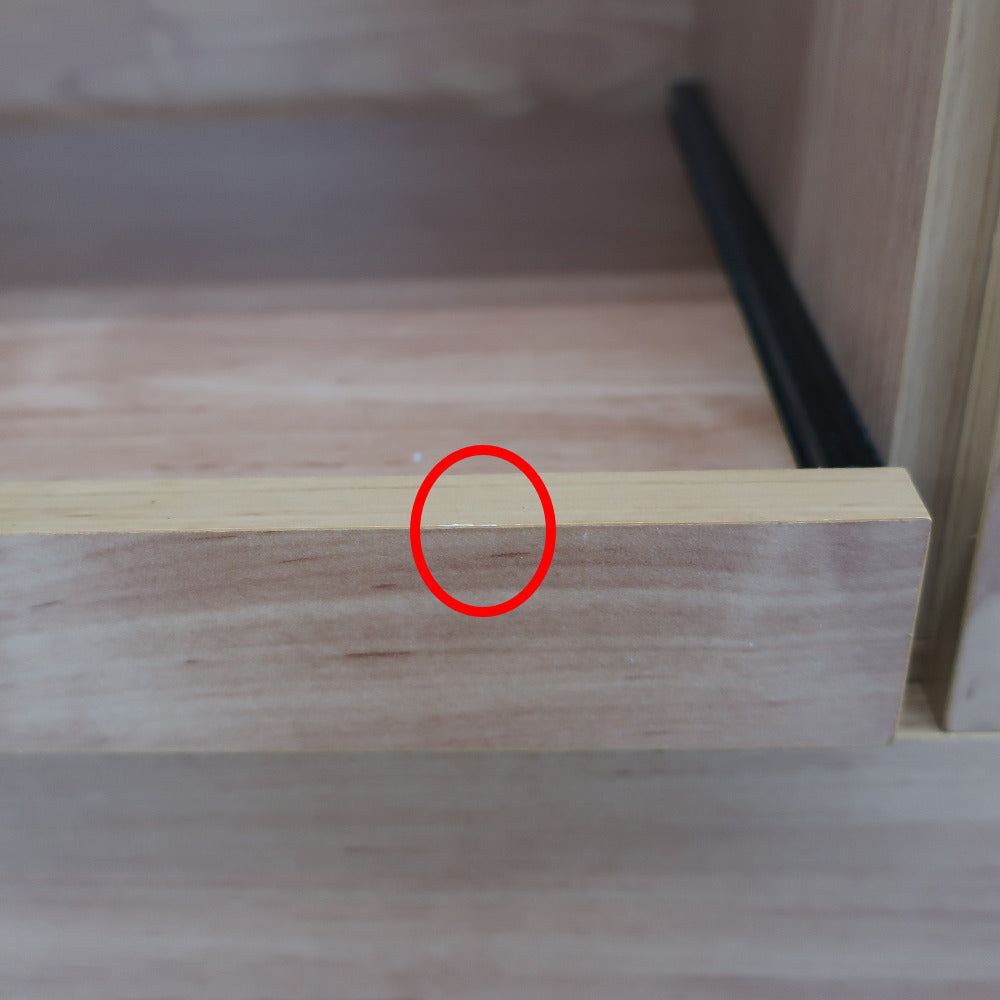 家具 キッチンボード ハイタイプ　木目　脚付き