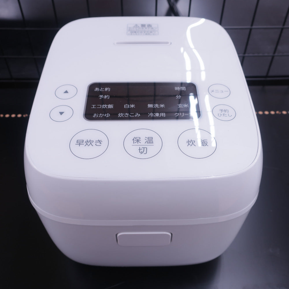 Haier (ハイアール) 3合炊きマイコンジャー炊飯器 JJ-M32E2 ホワイト アウトレット品  【コンプオフ金沢野々市店】 マイコンジャー炊飯器 ホワイト JJ-M32B(W) [3合 /マイコン