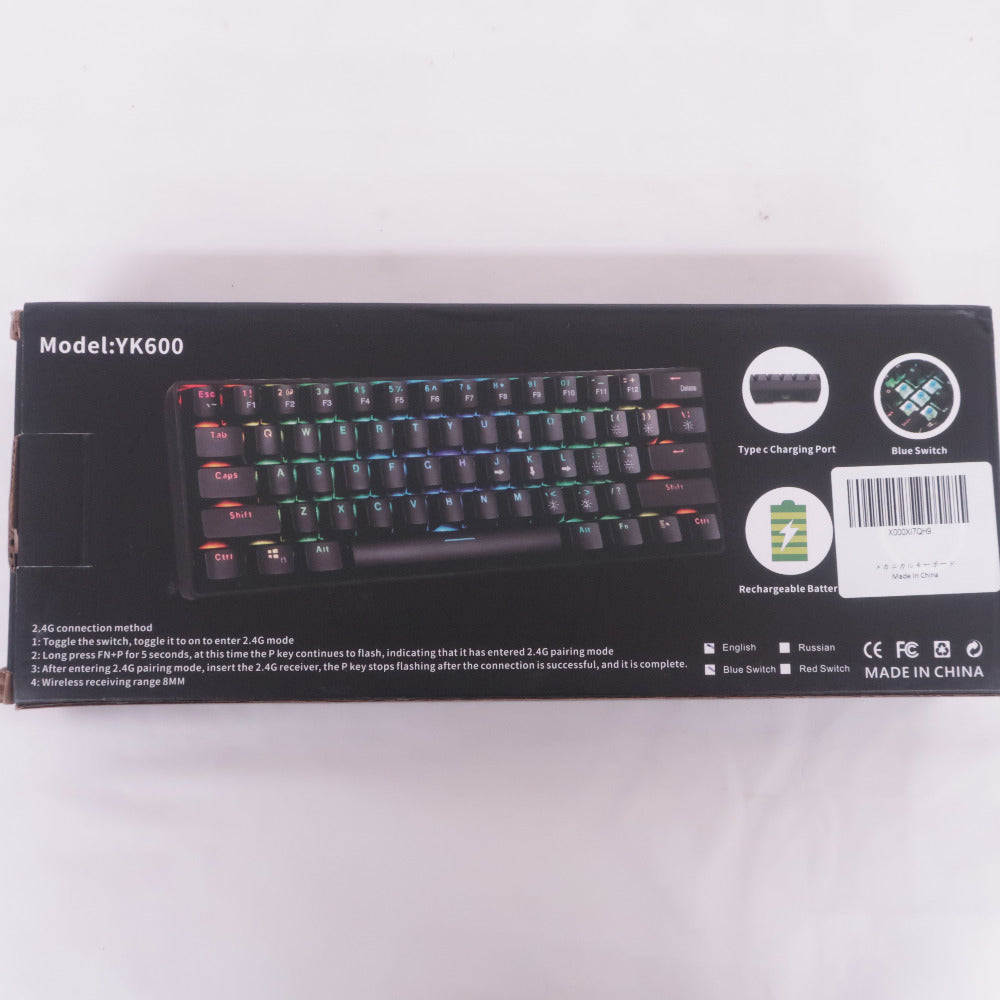 ワイヤレスキーボード YK600