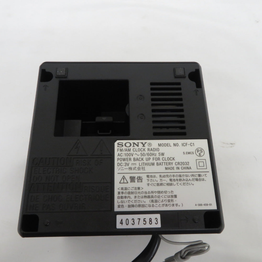sony ソニー オーディオ機器 クロックラジオ ICF-C1