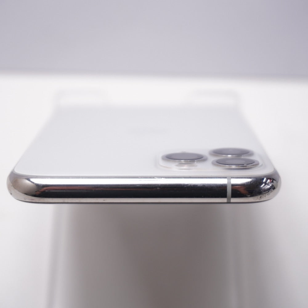 Apple iPhone 11 Pro 64GB シルバー 画面割れあり SIMロック解除済み MWC32J/A 難あり