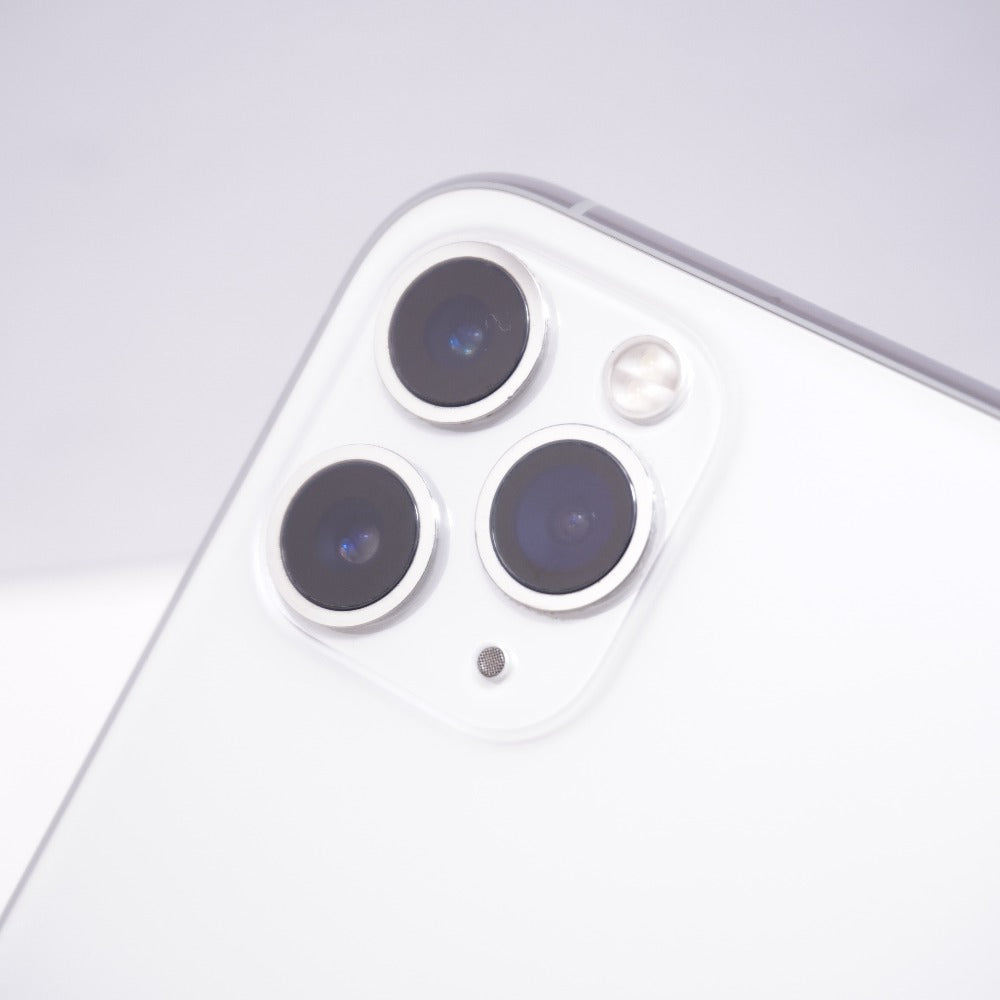 Apple iPhone 11 Pro 64GB シルバー 画面割れあり SIMロック解除済み MWC32J/A 難あり