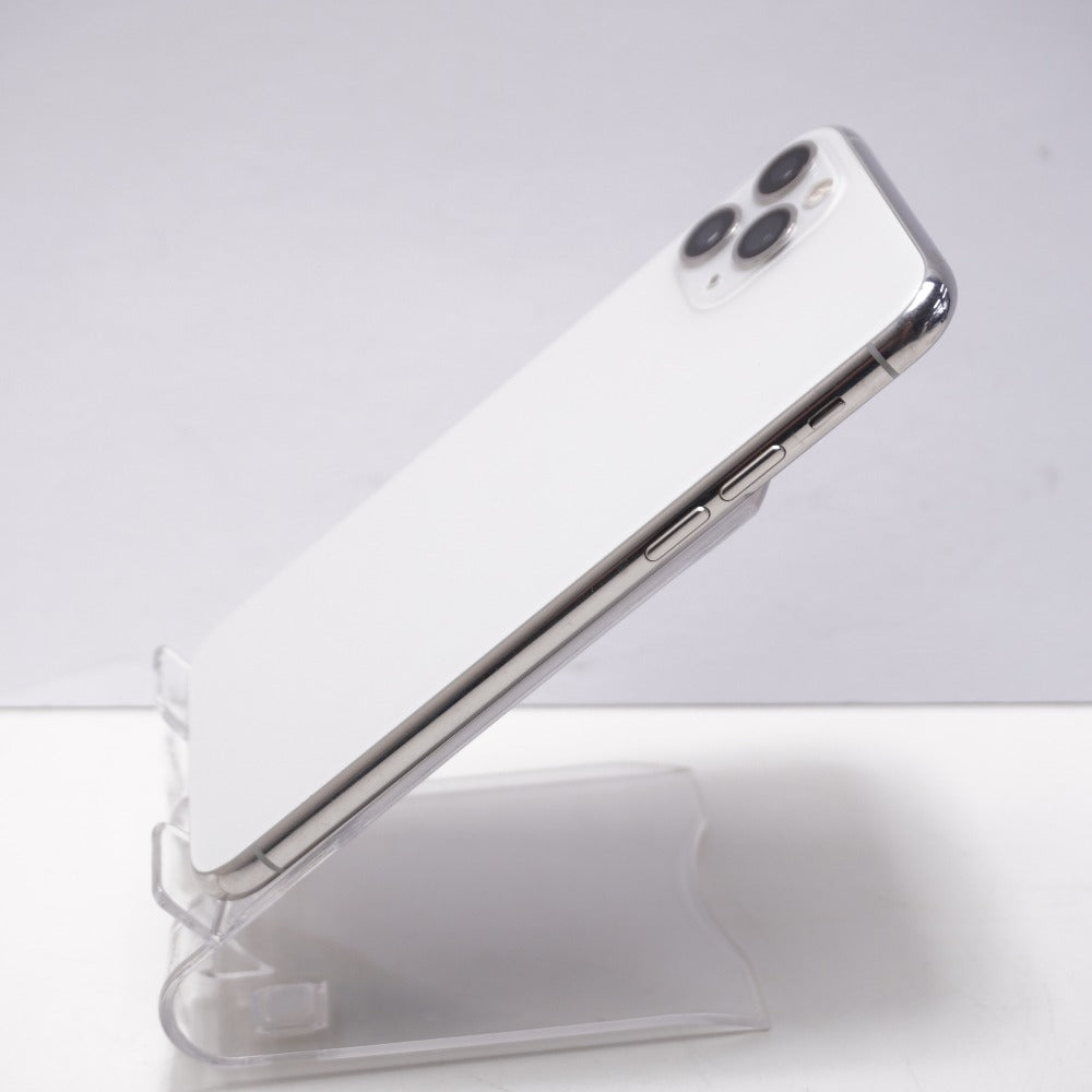 Apple iPhone 11 Pro 64GB シルバー 画面割れあり SIMロック解除済み MWC32J/A 難あり