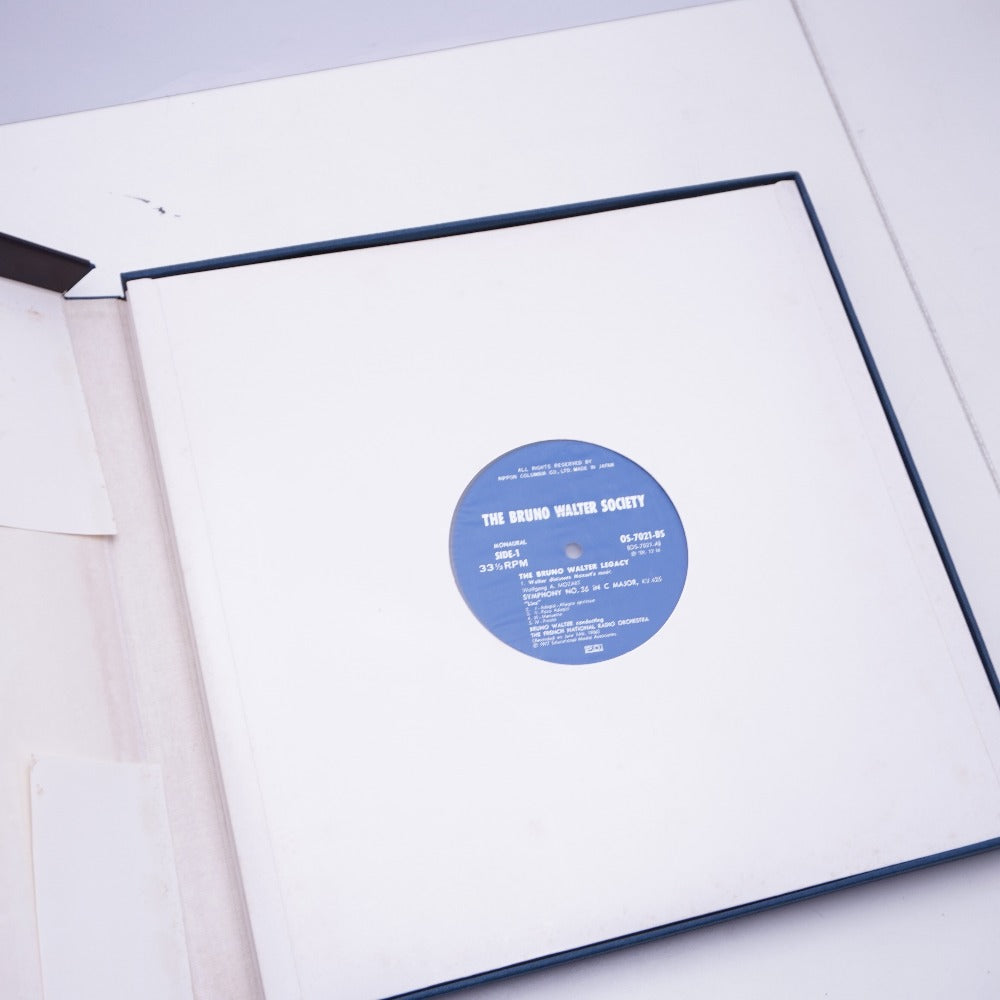 レコード ワルター／音楽を語る -フランス国立放送管弦楽団と共に 動作未確認