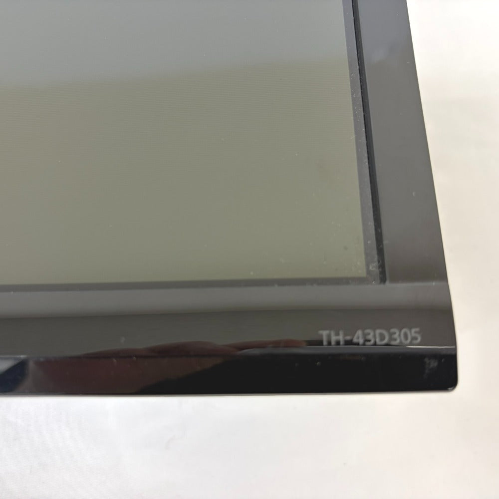 Panasonic VIERA 液晶テレビ 43型 2016年製 法人向けモデル 純正リモコン付 純正スタンド欠品 暗証番号不明 年齢制限番組視聴不可 TH-43D305HT 中古