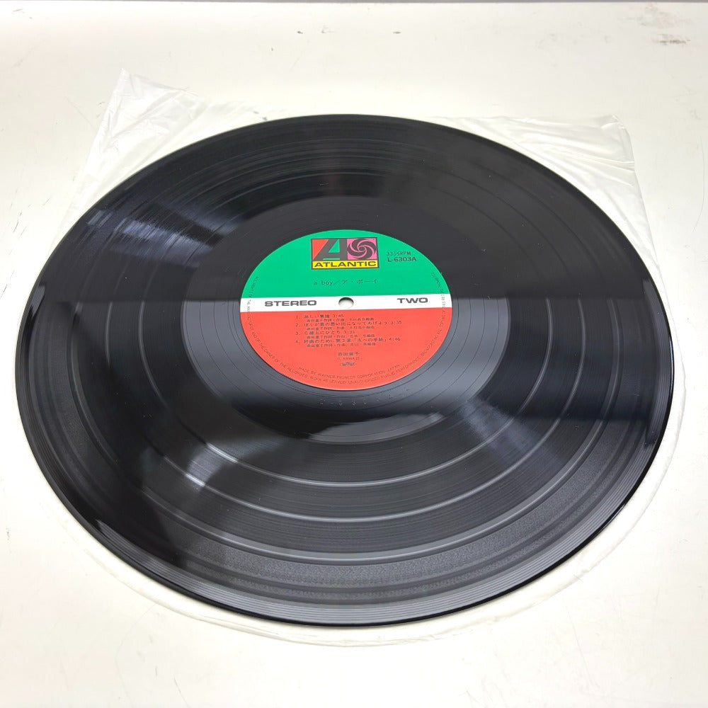 レコード 森田童子 a boy ア・ボーイ L-6303A 動作未確認 中古