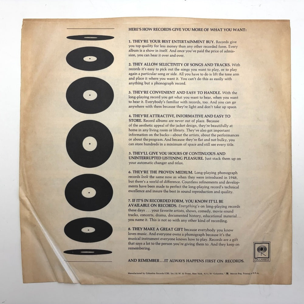 レコード MILES DAVIS マイルス・デイビス FOUR & MORE CS 9253 動作未確認 中古