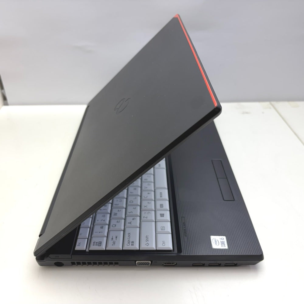 富士通 ノートパソコン LIFEBOOK Aシリーズ 15.6型ワイド液晶モデル A5510/FX Core i5-10210U 1.6GHz/メモリ8GB/SSD256GB/Win11Pro起動確認済み FMVA8804BP 中古