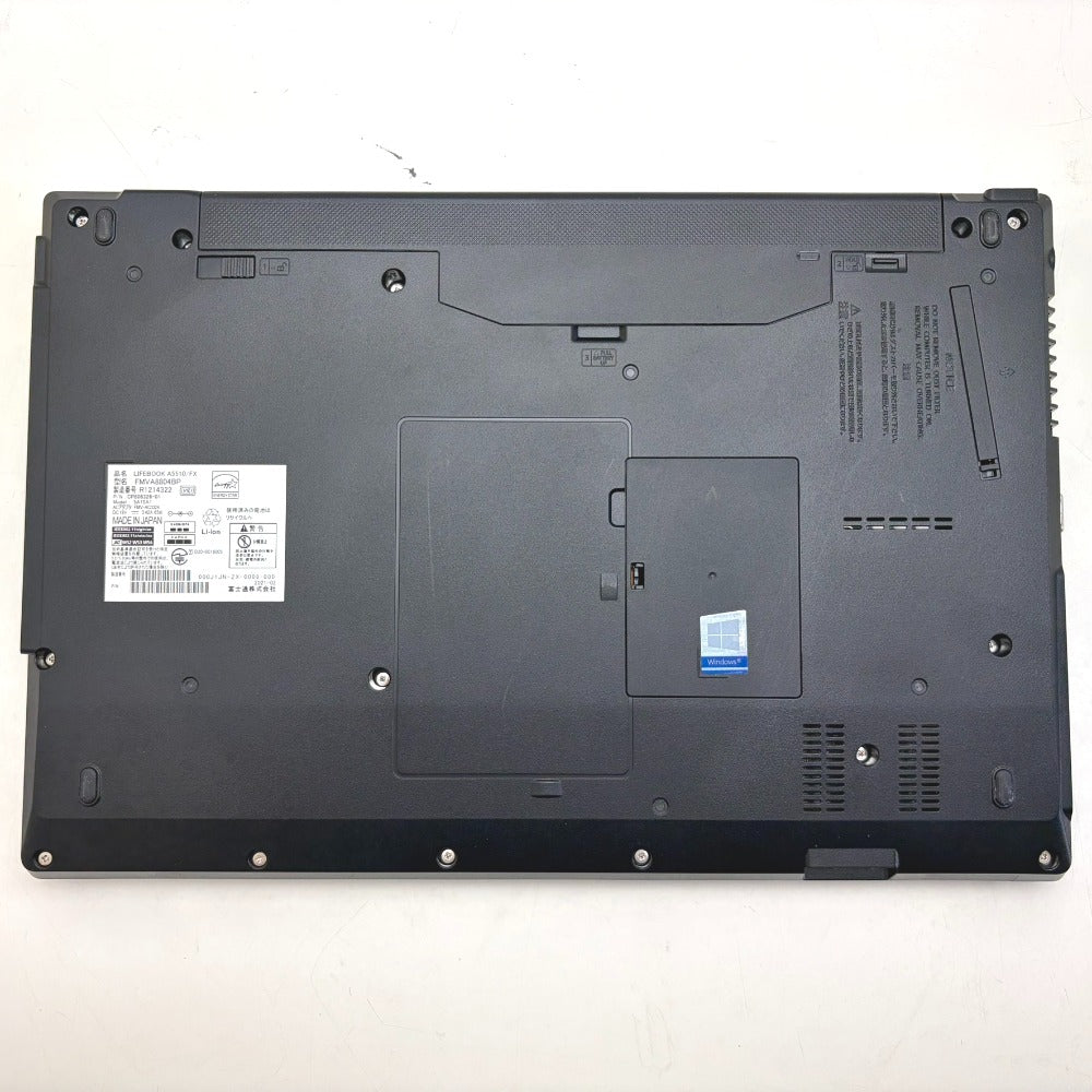 富士通 ノートパソコン LIFEBOOK Aシリーズ 15.6型ワイド液晶モデル A5510/FX Core i5-10210U 1.6GHz/メモリ8GB/SSD256GB/Win11Pro起動確認済み FMVA8804BP 中古