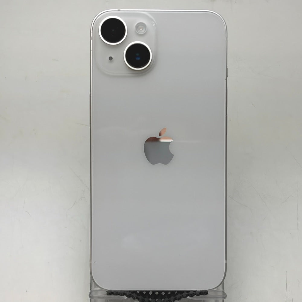 Apple iPhone 14 256GB スターライト SIMフリー バッテリー最大容量78% サービス表示 MPW33J/A 中古