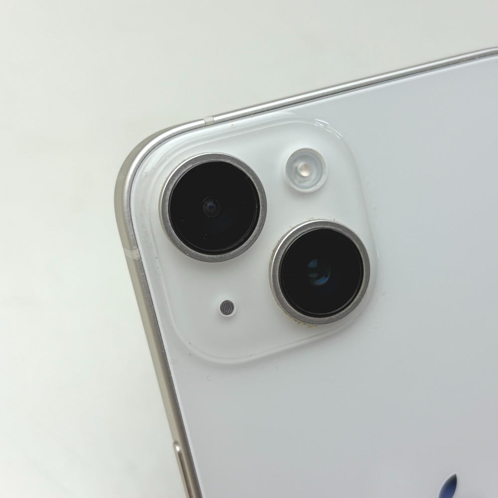 Apple iPhone 14 256GB スターライト SIMフリー バッテリー最大容量78% サービス表示 MPW33J/A 中古