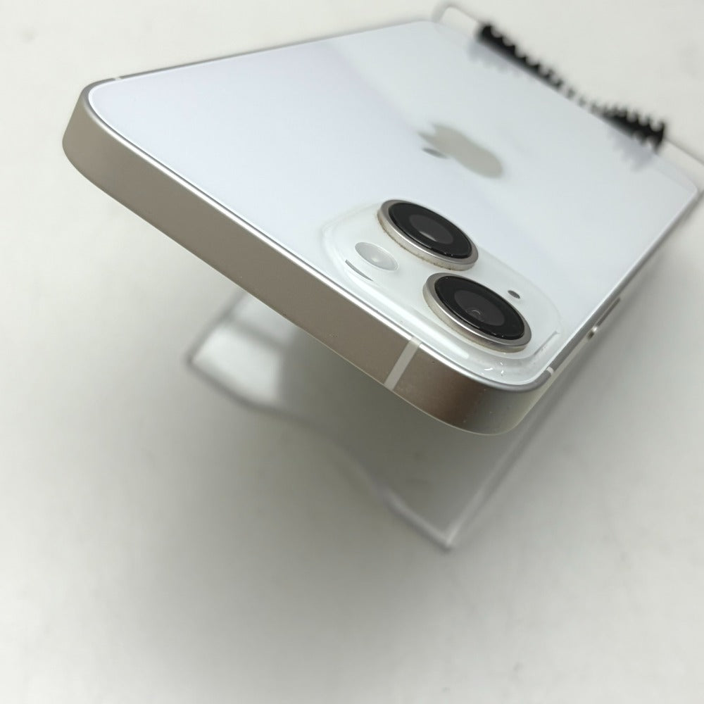 Apple iPhone 14 256GB スターライト SIMフリー バッテリー最大容量78% サービス表示 MPW33J/A 中古