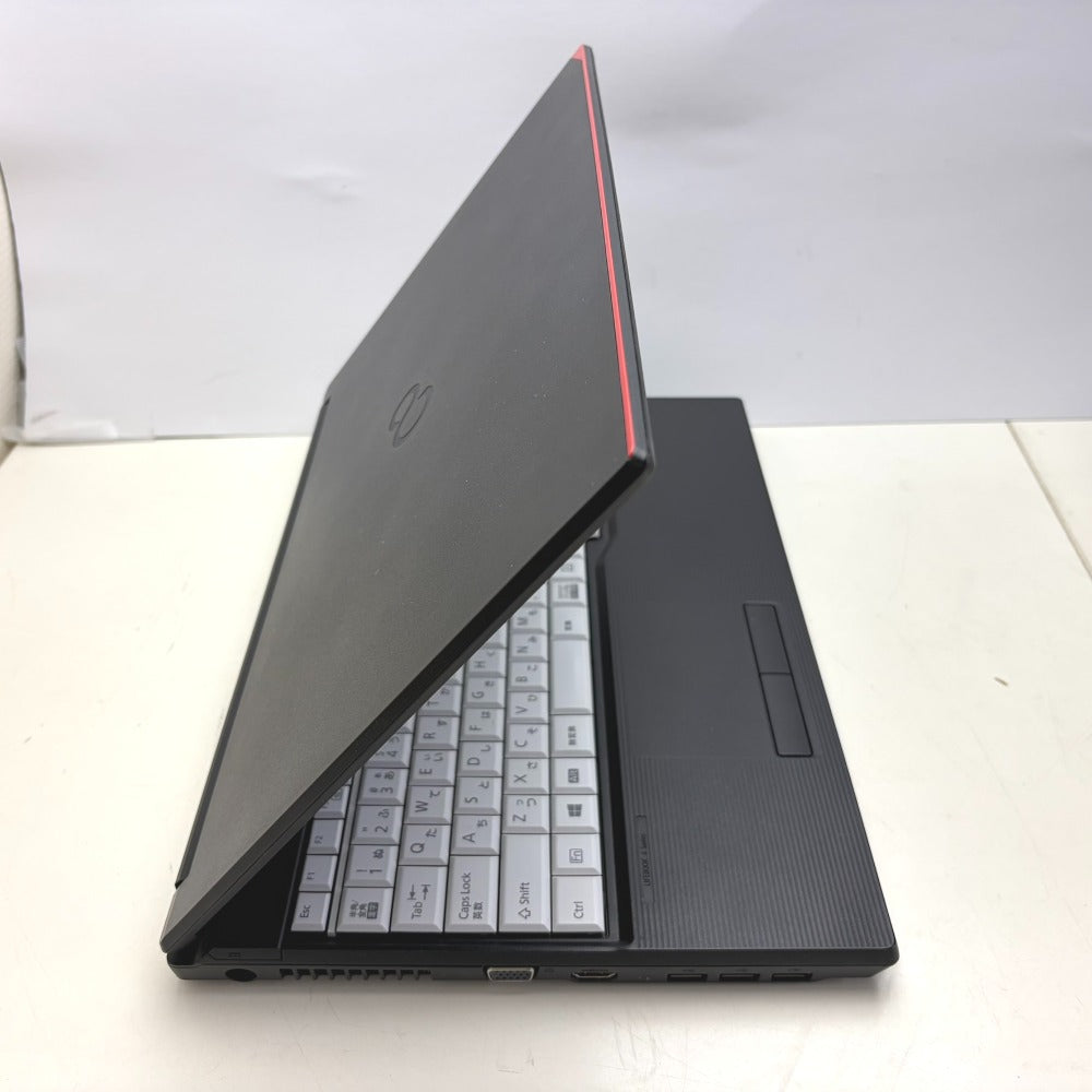 富士通 ノートパソコン LIFEBOOK Aシリーズ 15.6型ワイド液晶モデル A5510/FX Core i5-10210U 1.6GHz/メモリ8GB/SSD256GB/Win11Pro起動確認済み FMVA8804BP 中古