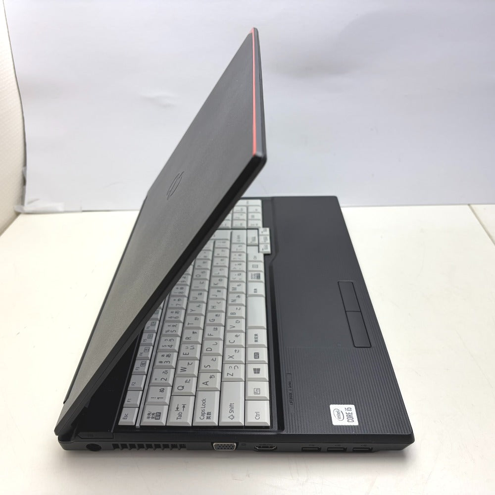 富士通 ノートパソコン LIFEBOOK Aシリーズ 15.6型ワイド液晶モデル A5510/FX Core i5-10210U 1.6GHz/メモリ8GB/SSD256GB/Win11Pro起動確認済み FMVA8804BP 中古