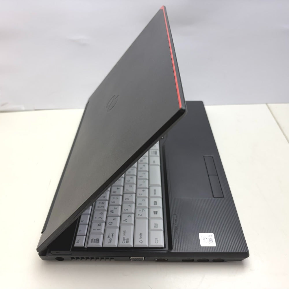 富士通 ノートパソコン LIFEBOOK Aシリーズ 15.6型ワイド液晶モデル A5510/FX Core i5-10210U 1.6GHz/メモリ8GB/SSD256GB/Win11Pro起動確認済み FMVA8804BP 中古