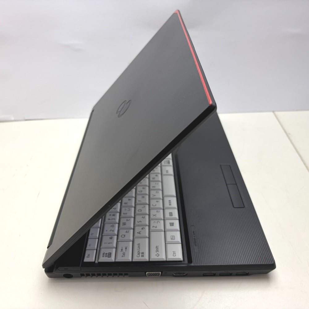 富士通 ノートパソコン LIFEBOOK Aシリーズ 15.6型ワイド液晶モデル A5510/FX Core i5-10210U 1.6GHz/メモリ8GB/SSD256GB/Win11Pro起動確認済み FMVA8804CP 中古