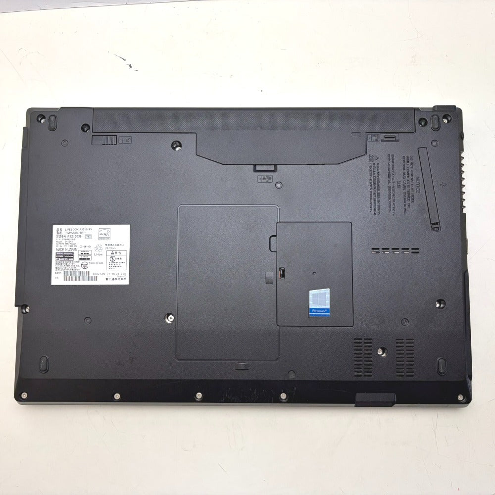 富士通 ノートパソコン LIFEBOOK Aシリーズ 15.6型ワイド液晶モデル A5510/FX Core i5-10210U 1.6GHz/メモリ8GB/SSD256GB/Win11Pro起動確認済み FMVA8804BP 中古