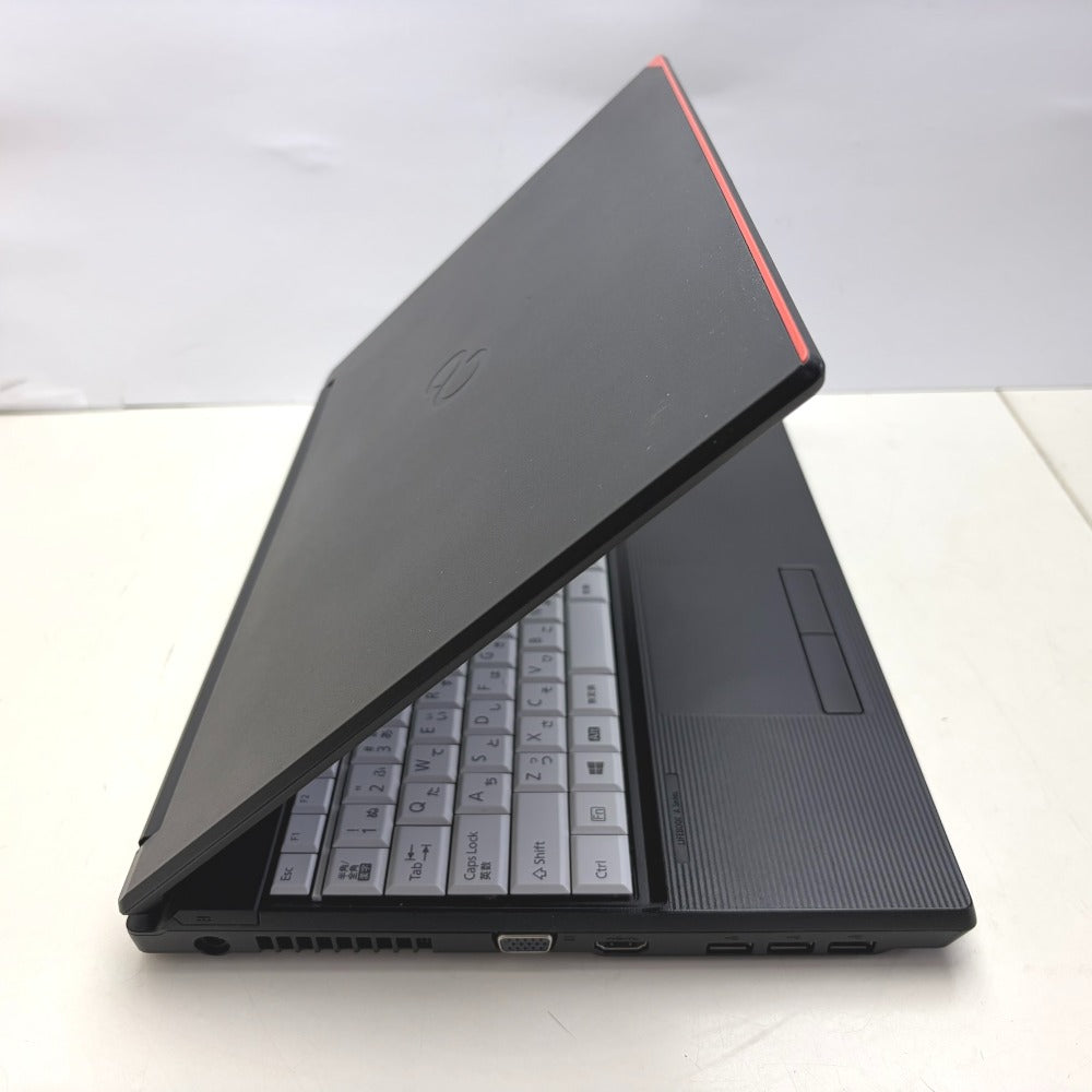 富士通 ノートパソコン LIFEBOOK Aシリーズ 15.6型ワイド液晶モデル A5510/FX Core i5-10210U 1.6GHz/メモリ8GB/SSD256GB/Win11Pro起動確認済み FMVA8804BP 中古