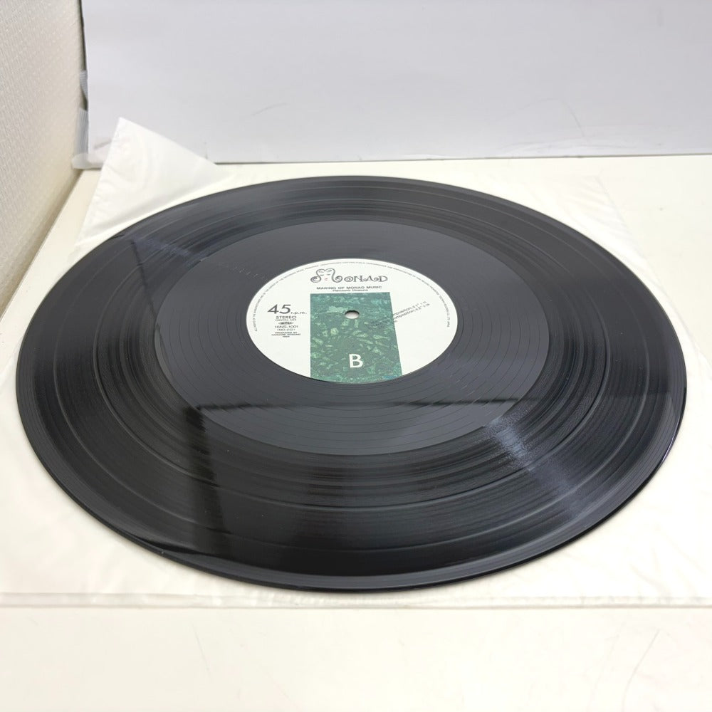 レコード 細野晴臣 Making Of NON-STANDARD MUSIC / Making Of MONAD MUSIC 「グロビュール」付 16NS-1001 動作未確認 中古