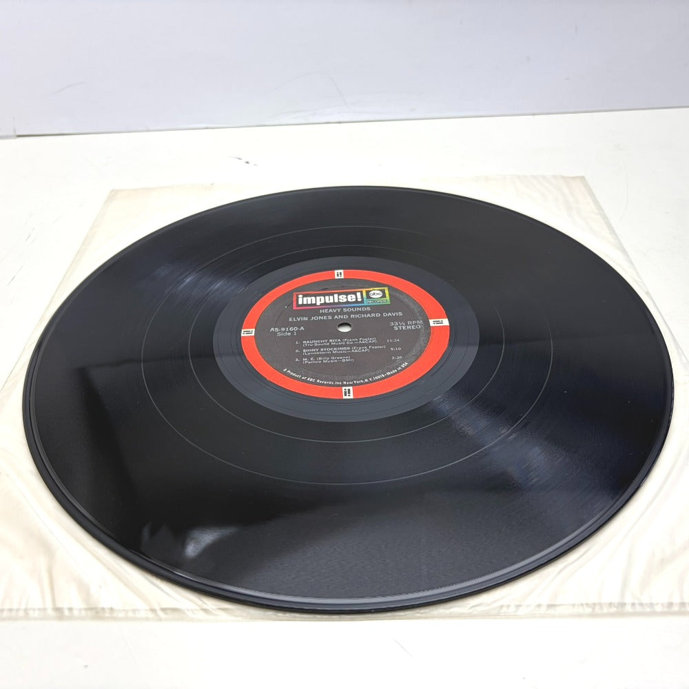 レコード LP Elvin Jones and Richard Davis Heavy Sounds キズ複数あり A/S-9160 動作未確認 中古