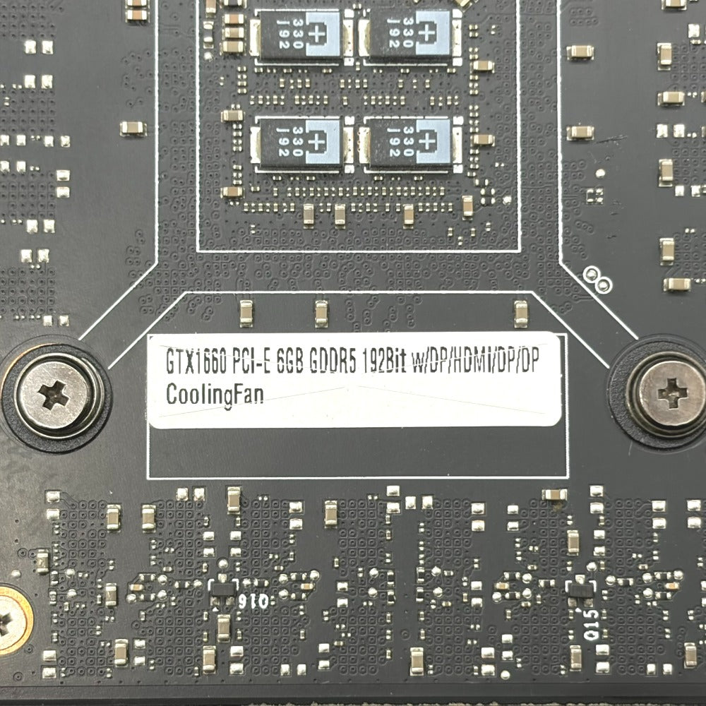 ノーブランド グラフィックボード GeForce GTX 1660 6GB 中古