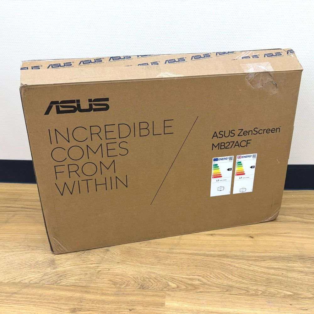 ASUS エイスース ZenScreen 27インチ WQHD 100Hz モバイルディスプレイ IPSパネル ノングレア 無輝点あり MB27ACF 中古美品