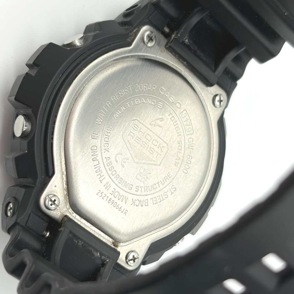 CASIO G-SHOCK 腕時計 マルチバンド6 電波ソーラー 20気圧防水 GW-6900 中古