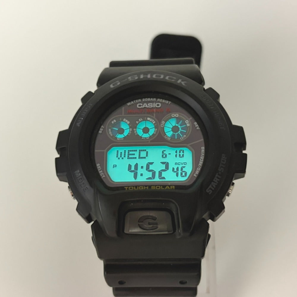 CASIO G-SHOCK 腕時計 マルチバンド6 電波ソーラー 20気圧防水 GW-6900 中古