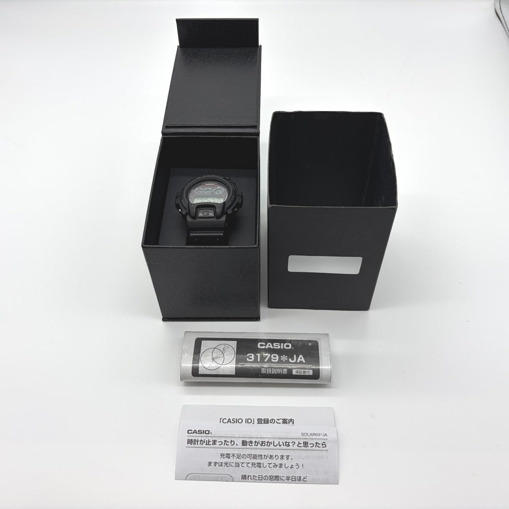 CASIO G-SHOCK 腕時計 マルチバンド6 電波ソーラー 20気圧防水 GW-6900 中古