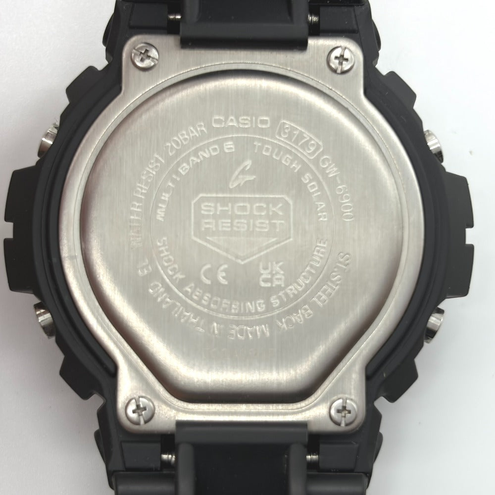 CASIO G-SHOCK 腕時計 マルチバンド6 電波ソーラー 20気圧防水 GW-6900-1JF 中古
