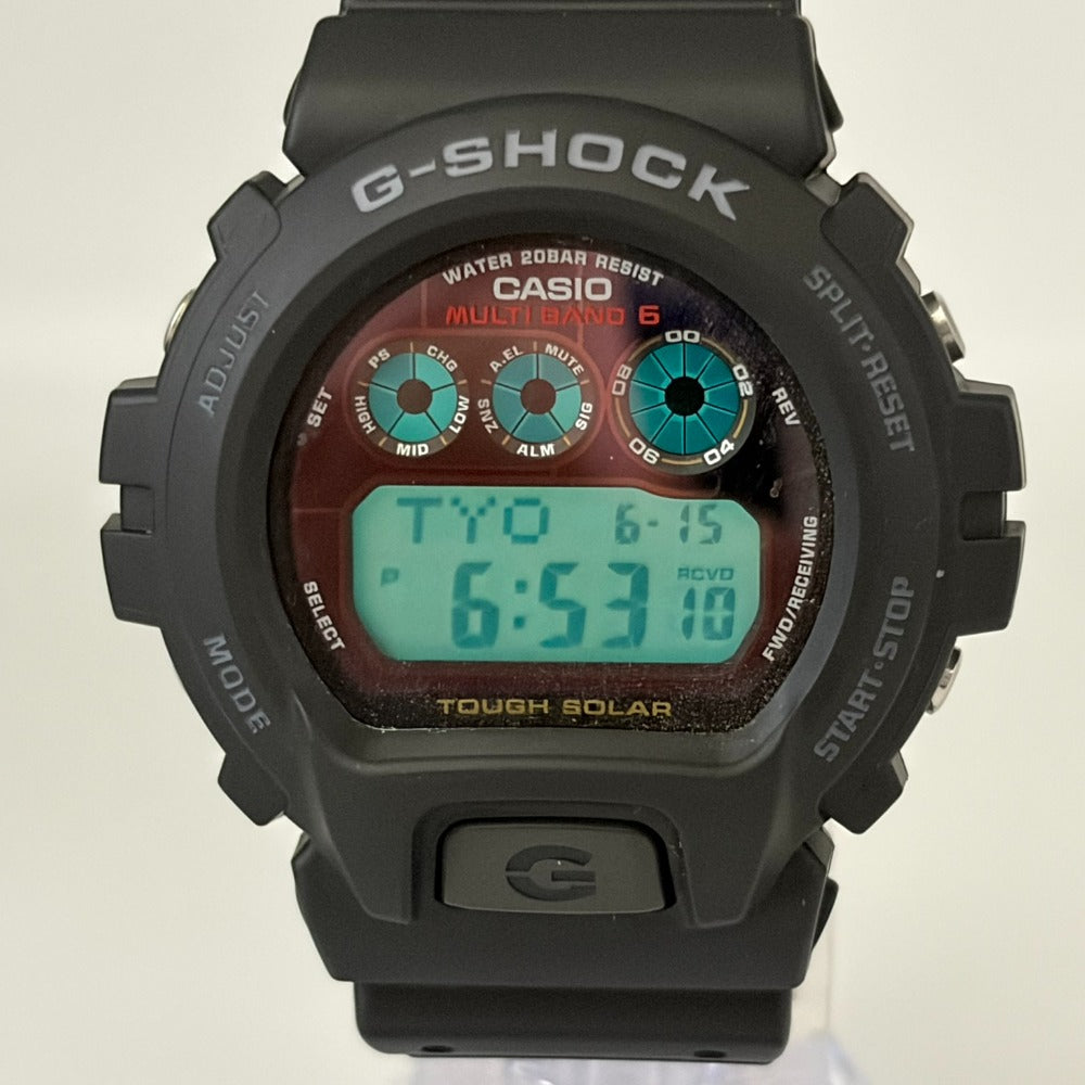 CASIO G-SHOCK 腕時計 マルチバンド6 電波ソーラー 20気圧防水 GW-6900-1JF 中古