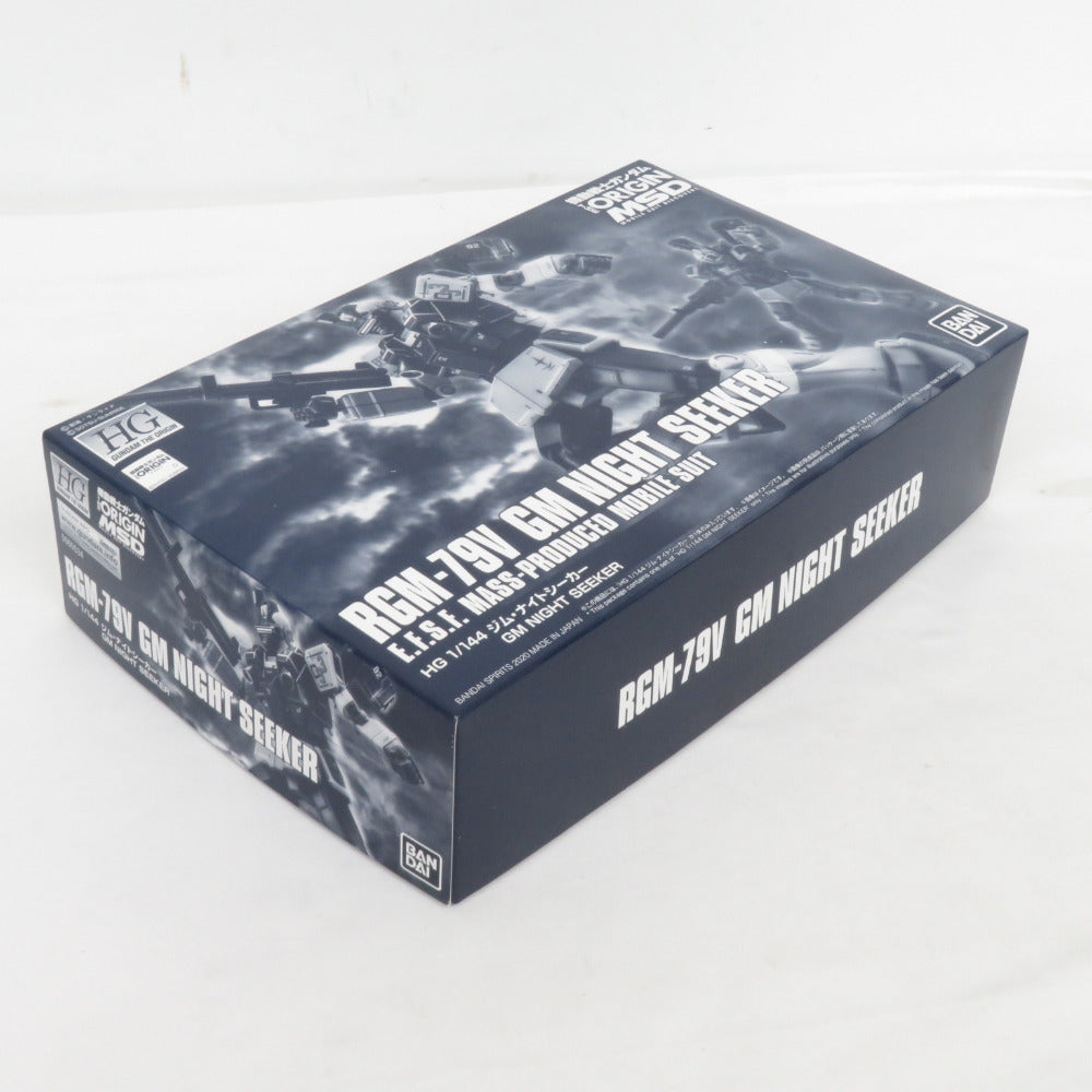 BANDAI SPIRITS HG 1/144 ジム・ナイトシーカー 機動戦士ガンダム THE ORIGIN 開封済み 未組立品 箱イタミ有 バンダイスピリッツ プラモデル