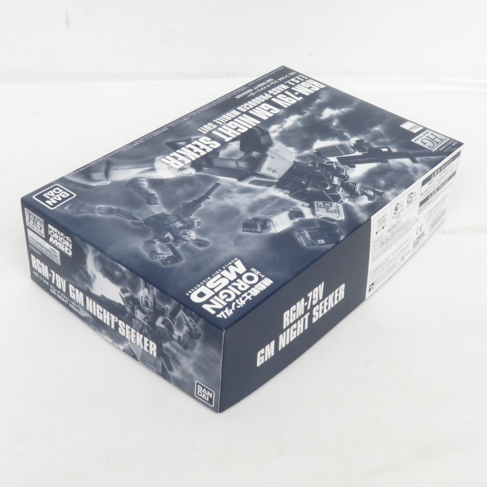 BANDAI SPIRITS HG 1/144 ジム・ナイトシーカー 機動戦士ガンダム THE ORIGIN 開封済み 未組立品 箱イタミ有 バンダイスピリッツ プラモデル