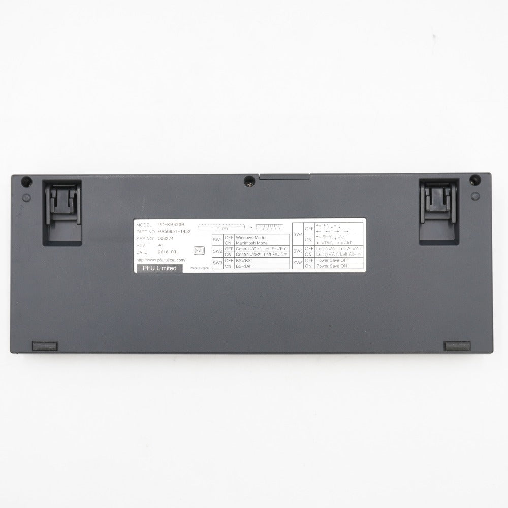 PFU ピーエフユー Happy Hacking Keyboard Professional JP 墨 （日本語配列） PD-KB420B
