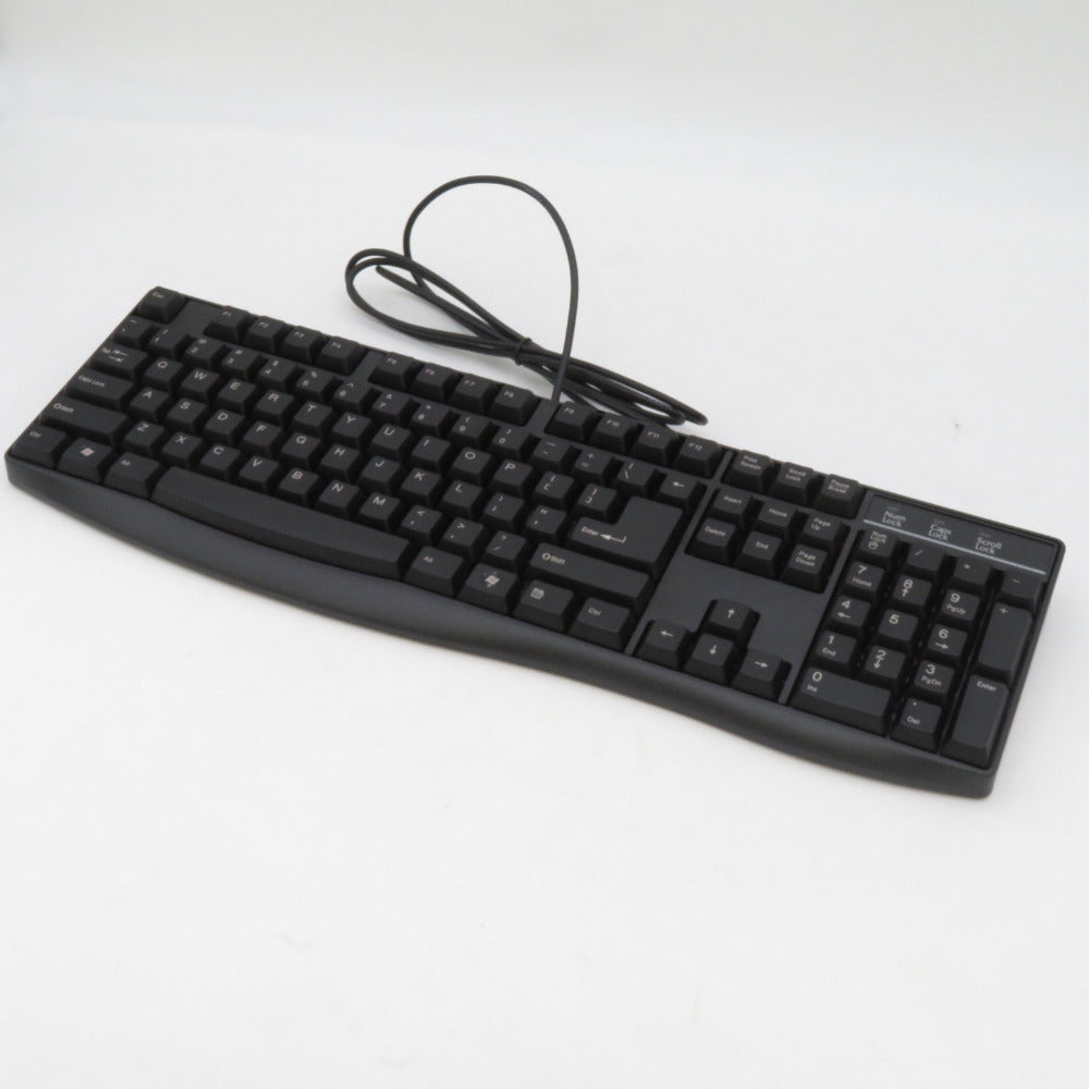 SolidYear ソリッドイヤー メンブレン キーボード エースクラスキーボード 有線 英語配列 ブラック ACK-230U-EB